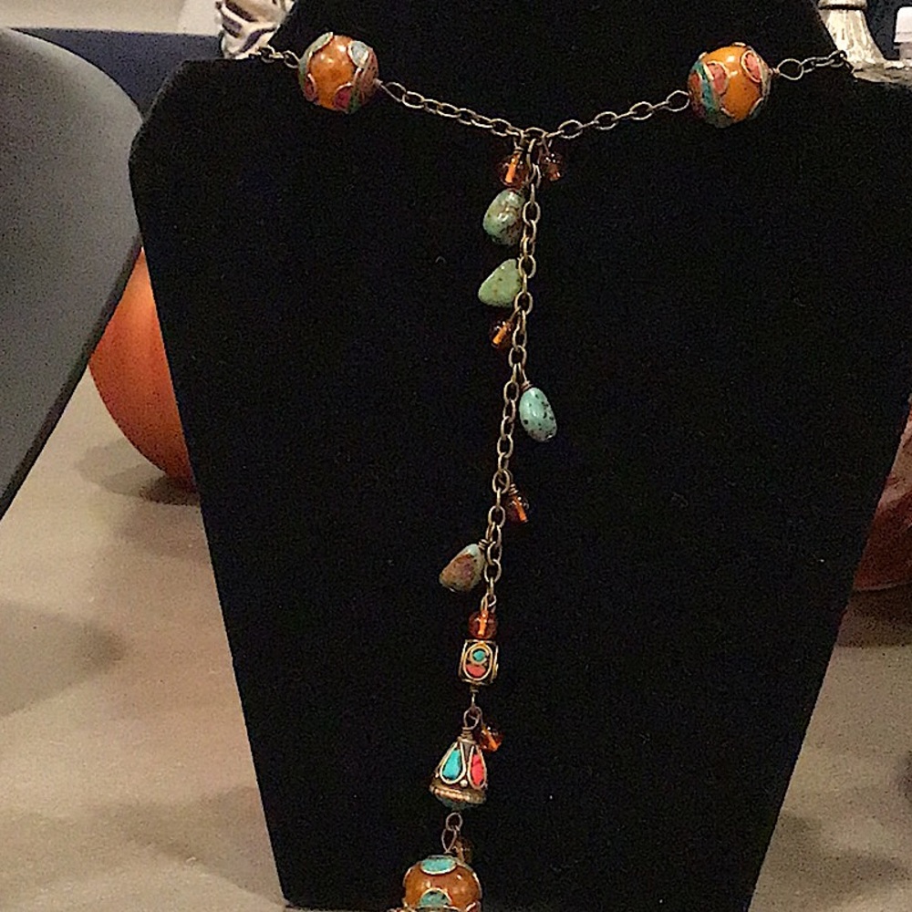 Custom necklace made withTibetan